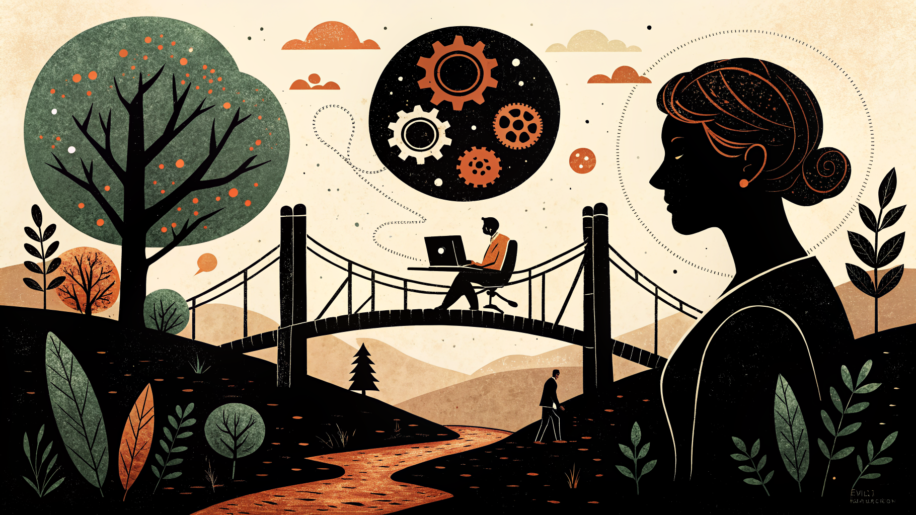 Insegnante che progetta una lezione di didattica digitale integrata con tablet e lavagna interattiva in un'aula moderna