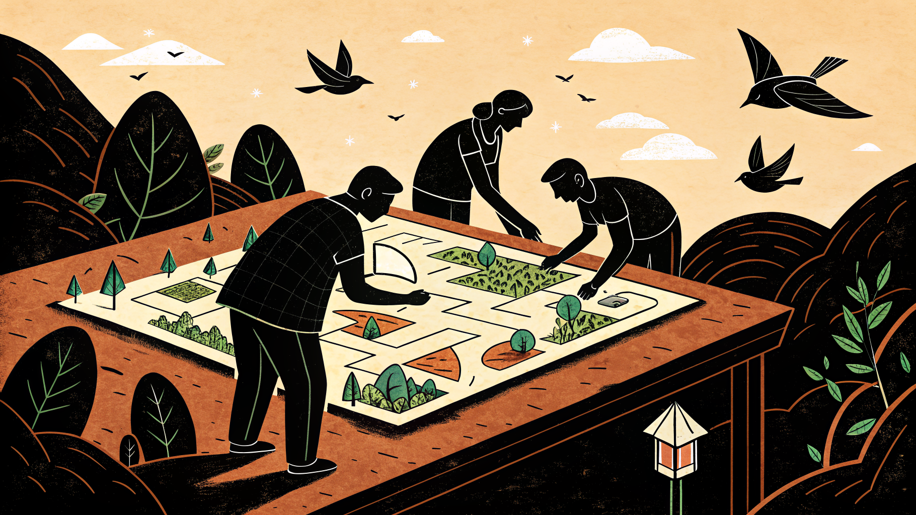 Professora mediando atividade em grupo em sala de aula do Ensino Fundamental brasileiro